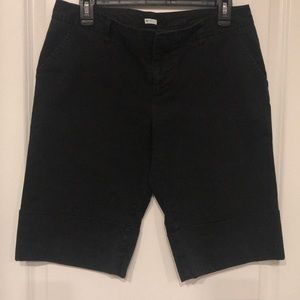 Crop shorts black